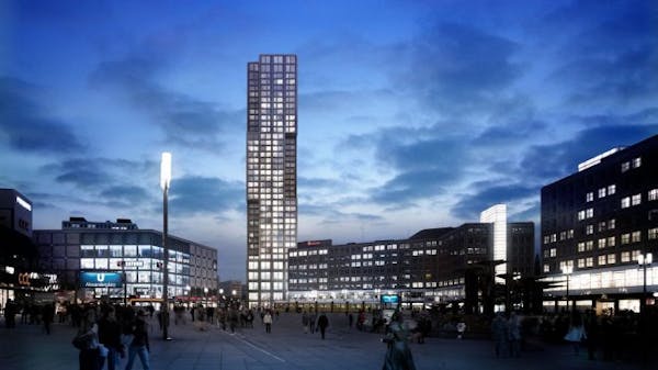 Image for Plans go in for 'iconic' new skyscraper in Berlin; tallest resi tower to 'change the face of the city'