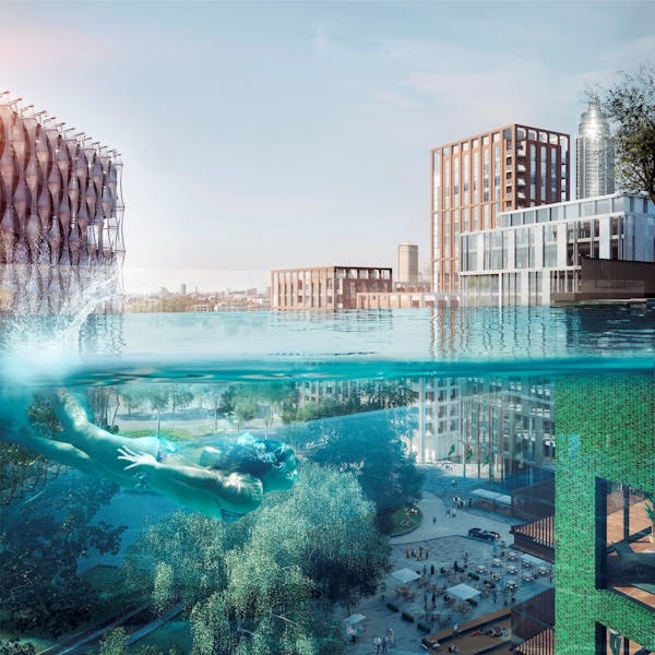 Image for In Pictures: Sky Pool apartments released at Embassy Gardens