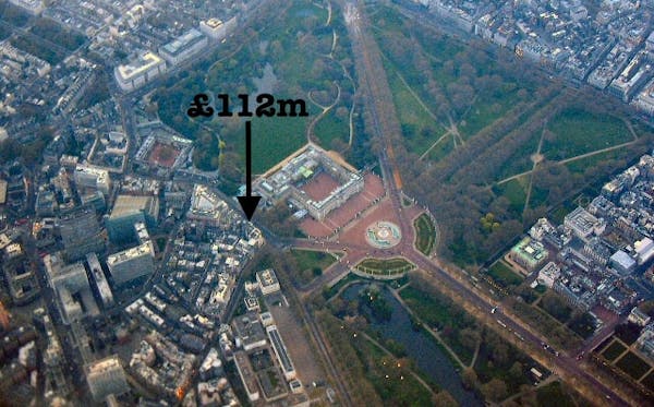 Image for Apartment block next to Buckingham Palace sold for £112m