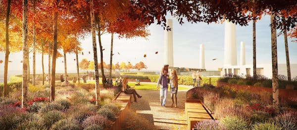 Image for Roof of Life: Battersea Power Station's roof garden in pictures