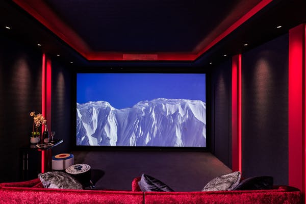 Image for 'World-class' cinema created in ordinary sized living room