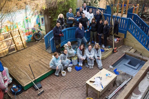 Image for Marylebone property firms muck in to restore community garden