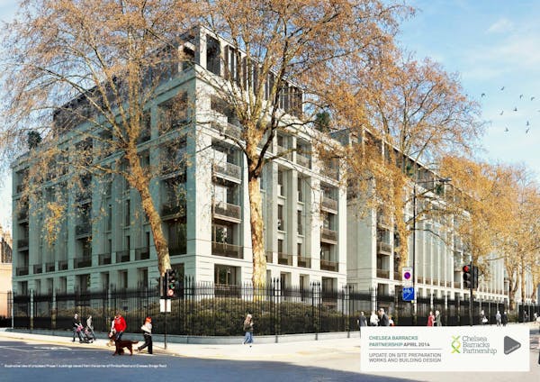 Image for Green light for Project Blue: Chelsea Barracks construction to start this year