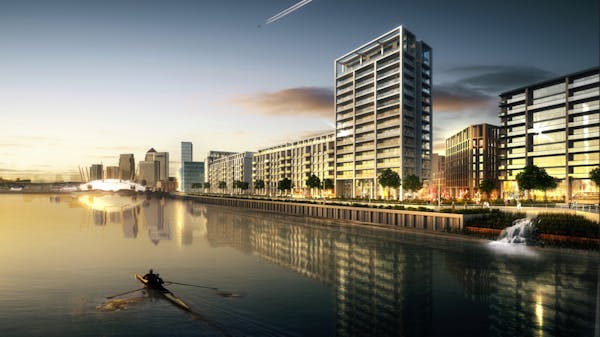 Image for Singapore buyer exchanges on £200m Royal Wharf development site
