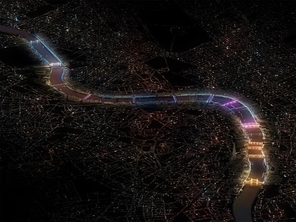 Image for San Fran's Bay Bridge Lights artist wins 'Illuminated River' contest to 'enliven' the Thames