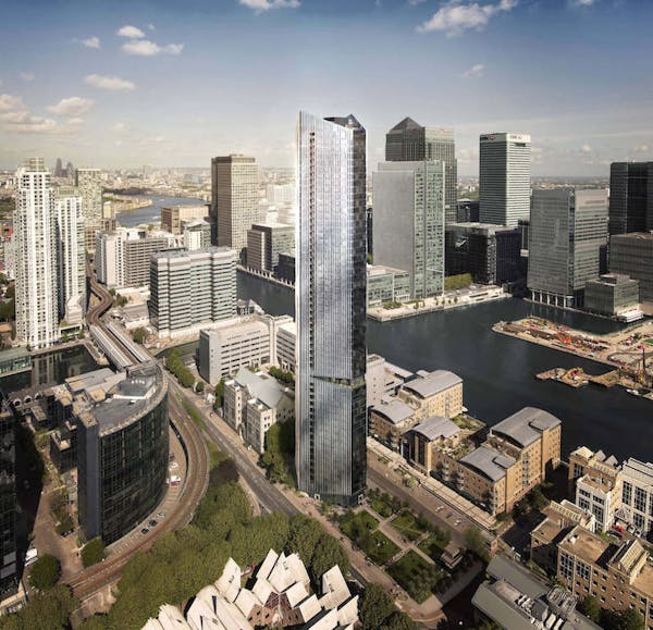Image for LBS lands £135m loan for Canary Wharf tower