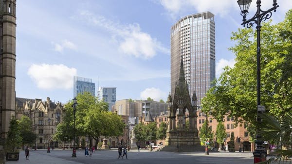 Image for Footballers' luxury tower gets the go-ahead from Manchester's planners