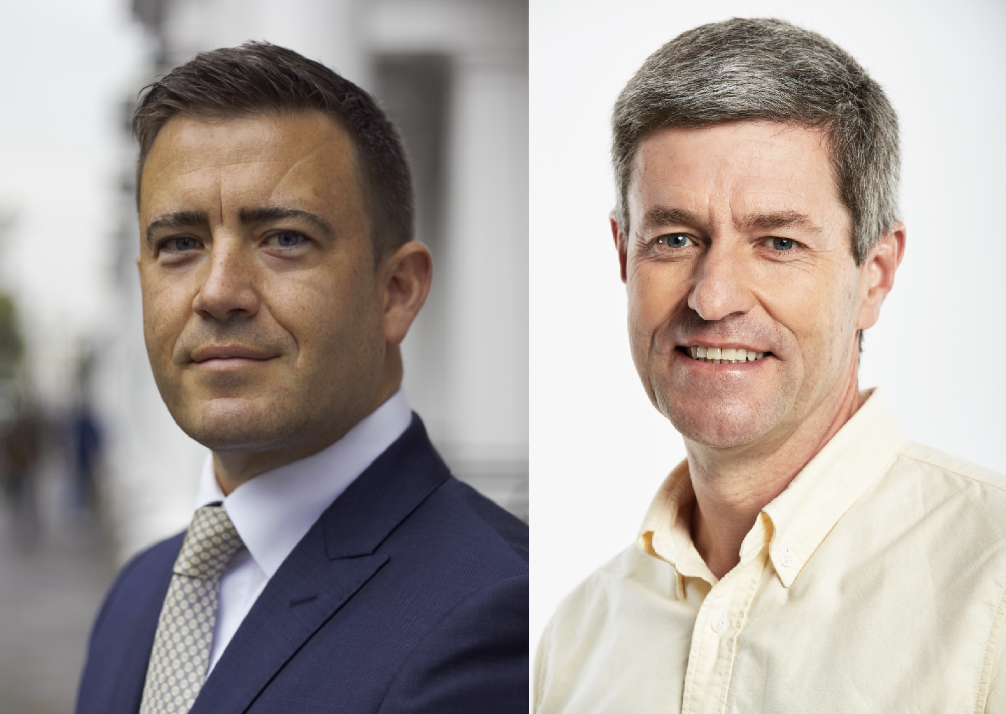 Guy Gittins (left) & Allan Collins