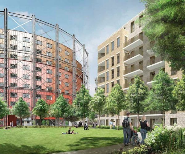 Image for Berkeley wins approval for Oval gas holder scheme