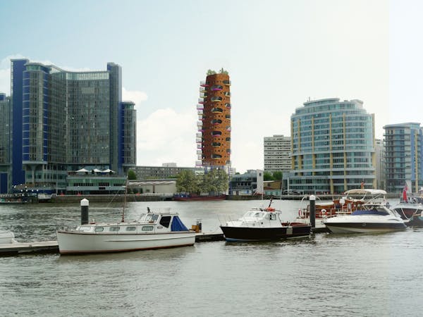 Image for Battersea's striking 'Heliport Heights' tower to lift off this Autumn