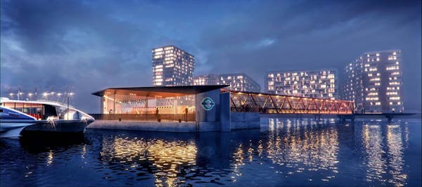 Image for In Pictures: Central London's longest pier set to launch this year