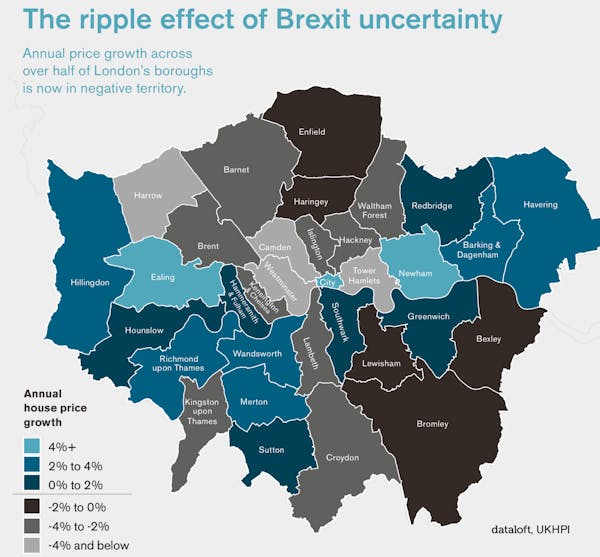 Image for Mapped: The ripple effect of Brexit uncertainty