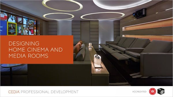 Image for New CEDIA training course to focus on cinemas and media rooms