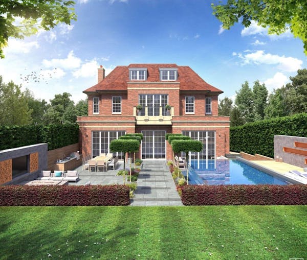 Image for £6m Winnington Road plot comes with planning for a Wolff-designed mega-mansion