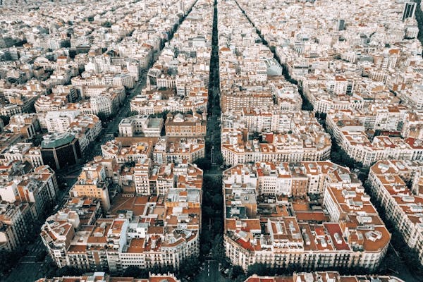 Image for Superblocks: Barcelona's car-free zones could extend lives and boost mental health