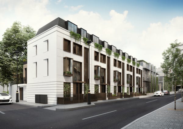 Image for Green light for new row of contemporary Knightsbridge townhouses