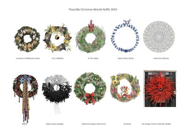 Image for In Pictures: Ten top designers create Christmas wreaths for charity