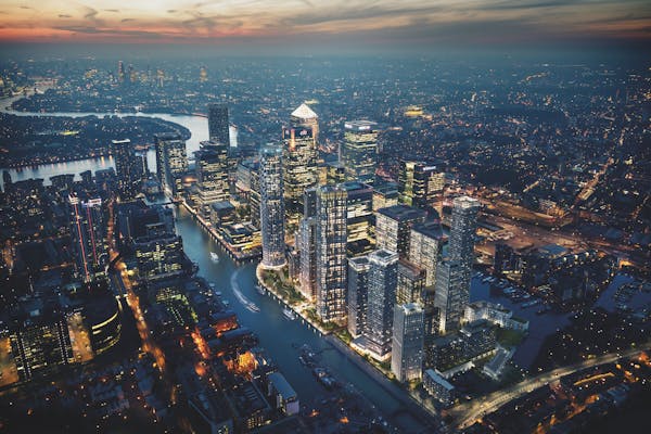 Image for CWG completes Wood Wharf's first private sale resi building