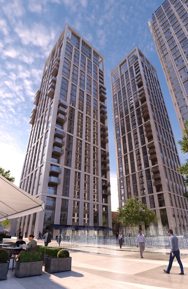 Image for Qatari Diar & CWG complete Southbank Place's penultimate resi tower