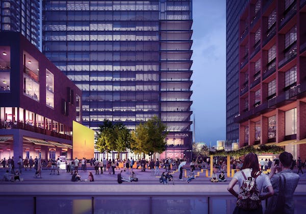 Image for Plans submitted for vast mixed-use scheme next to Canary Wharf Crossrail