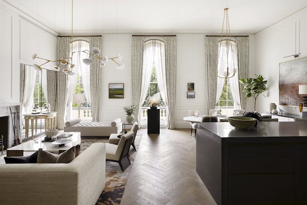 Image for £13m showhome unveiled at Regent's Crescent as apartment sales hit the halfway mark