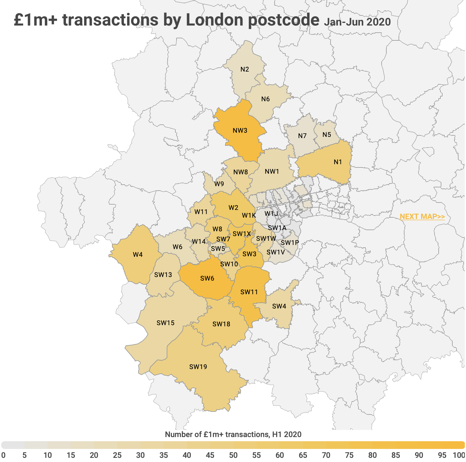 Mapped: London’s Top-selling Prime & Super-prime Postcodes So Far This ...