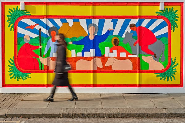 Image for Super-prime design & construction firms collaborate on Notting Hill street art project
