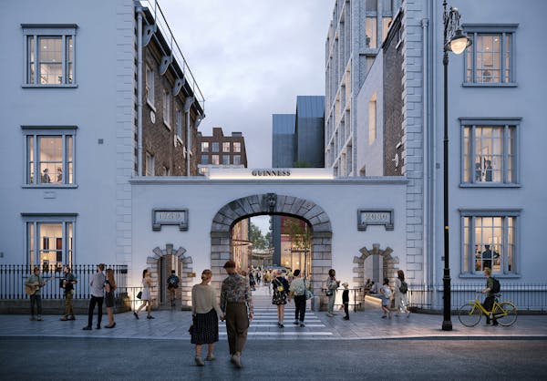 Image for In Pictures: Ballymore submits 336-home plan for Dublin's new 'Guinness Quarter'