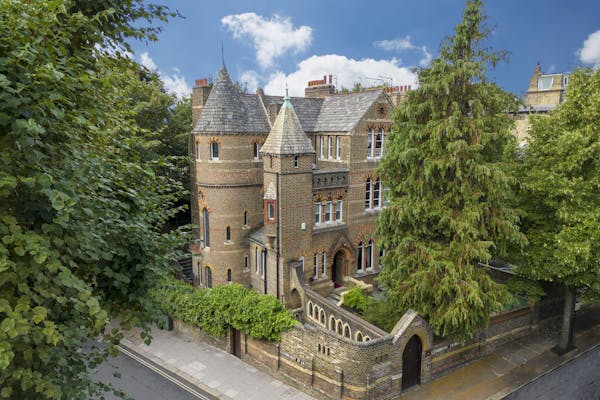 Image for Gothic 'mini castle' in Hampstead seeks nearly £5k per week