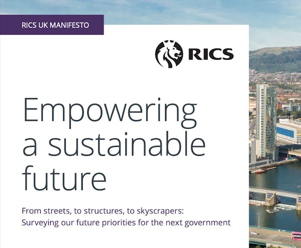 Image for RICS launches 'manifesto for the built environment' ahead of General Election