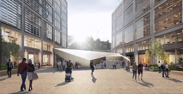 Image for In Pictures: Inside housebuilder's new 'Shakespeare cultural village' in Shoreditch