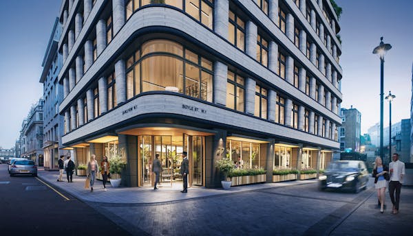 Image for Henigman lobbies for Savile Row scheme with style