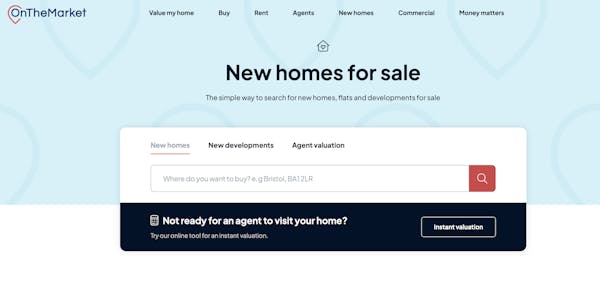 Image for OnTheMarket claims to 'rival Rightmove' in new-build sector