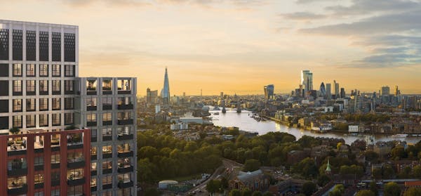 Image for British Land debuts 'loft-style' homes at flagship Canada Water building