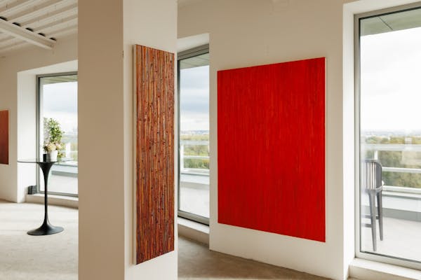 Image for Developer holds abstract art exhibition at £60mn penthouse