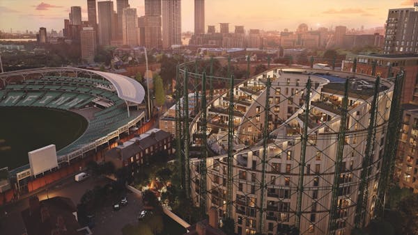 Image for Berkeley unveils landmark gasholder conversion in south London