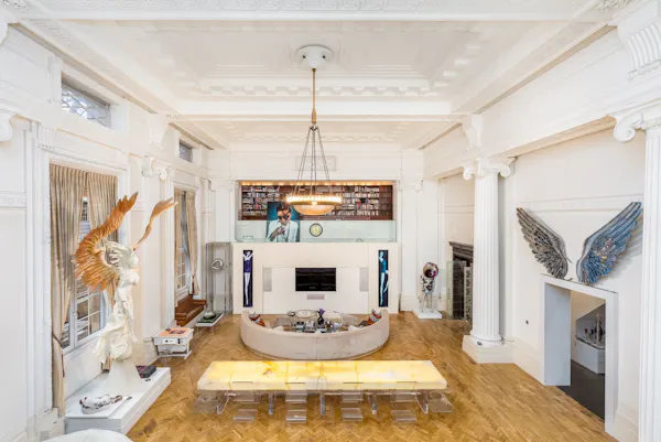 Image for In Pictures: Luxury hotelier's art-filled Clerkenwell apartment hits the rental market