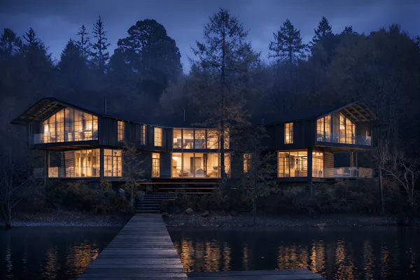 Image for In Pictures: Soho House founder's private Scottish island hits the market with £10mn eco-lodge plans