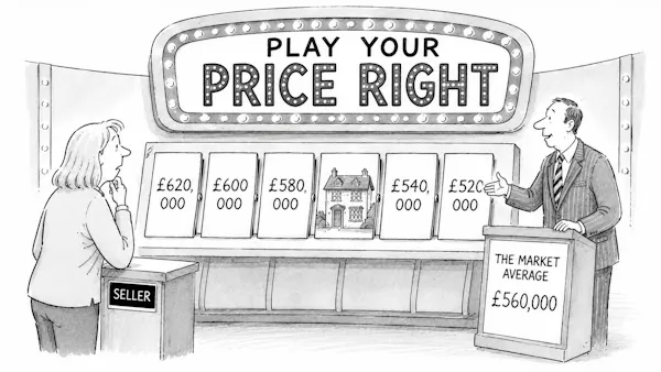 Image for 'Every 5% a home is priced above the local market average… cuts the odds of selling by around 5%' - Zoopla