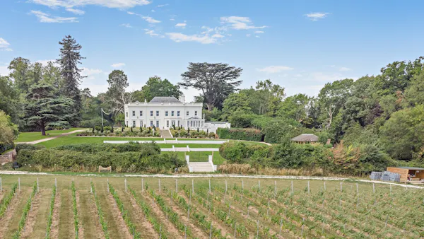 Image for In Pictures: 300-year-old Berkshire estate with royal roots & working vineyard hits the market
